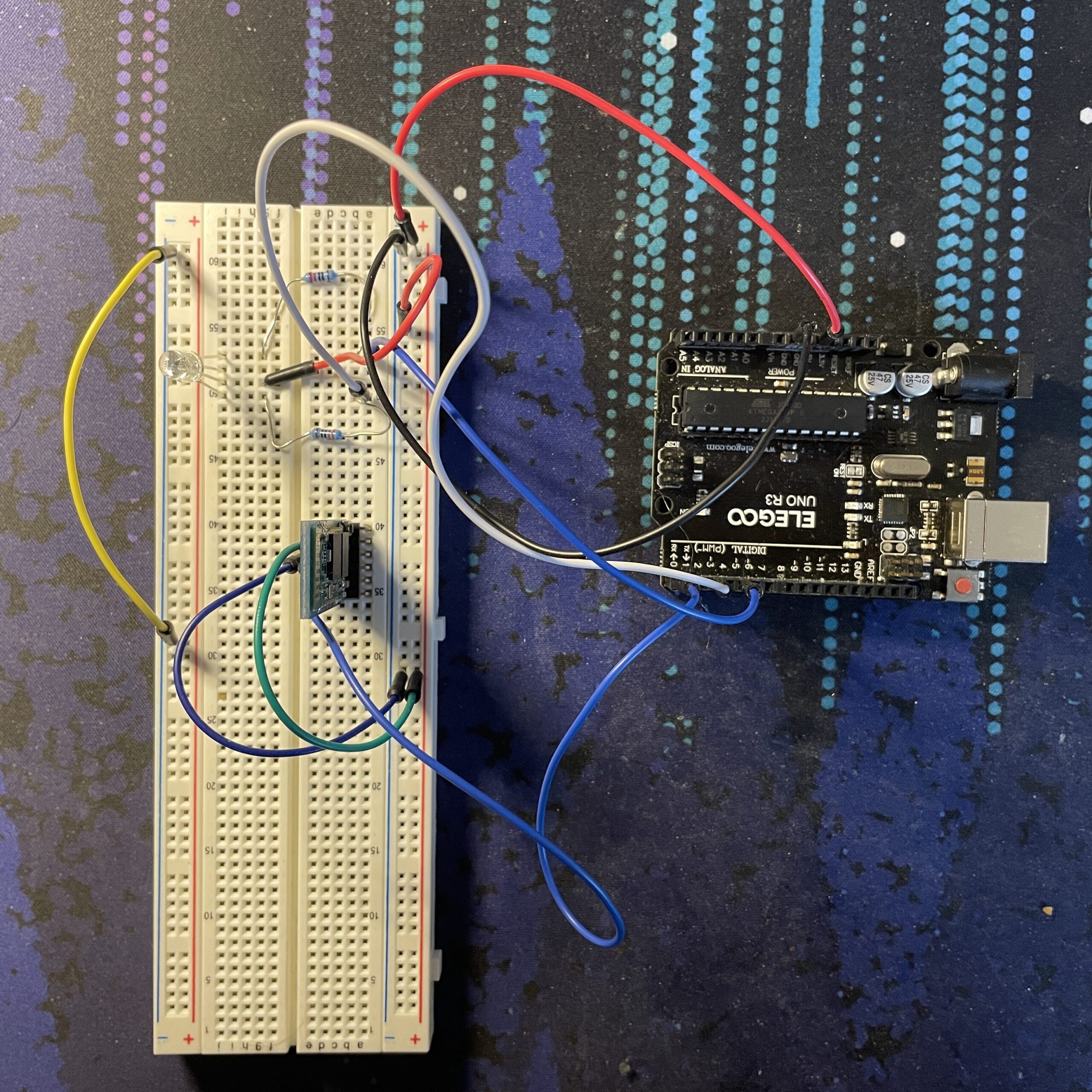 Adruino breadboard.