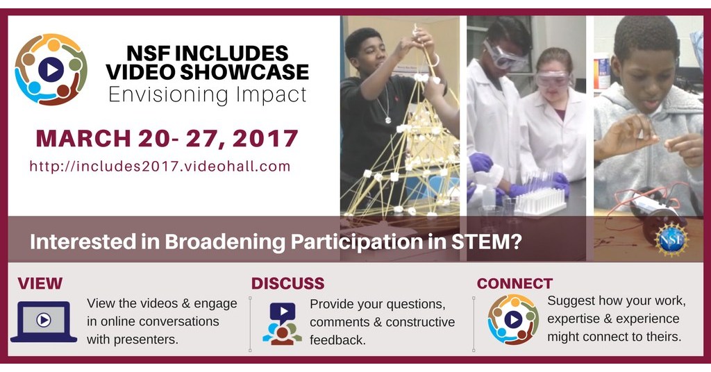 TERC Hosts NSF INCLUDES Video Showcase: Envisioning Impact