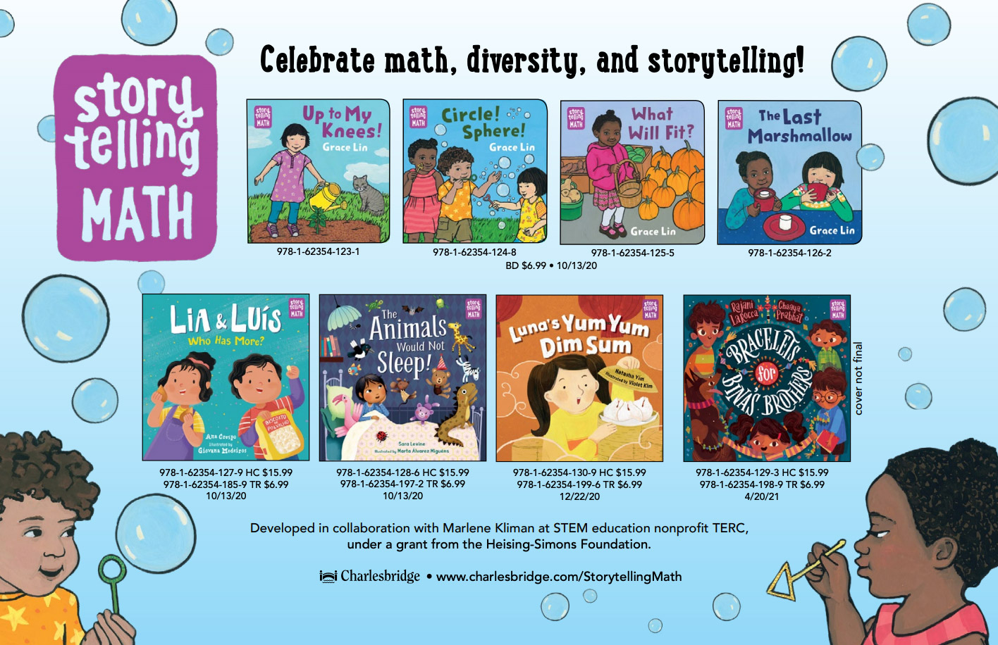 New Storytelling Math Books Available Starting Today!