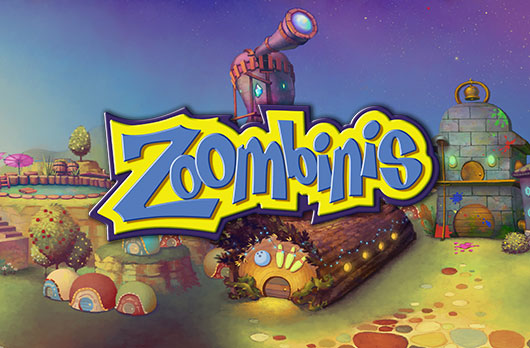 Zoombinis Logo and Zoombinis Game Scene