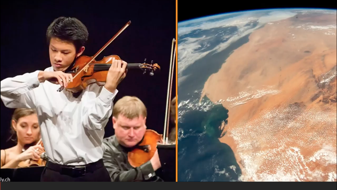 Astronauts launch Earth Movie Theater with special tribute to Bach