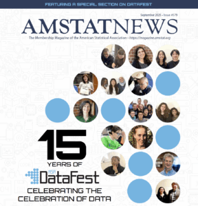 Special Issue of Amstat News from DataFest project