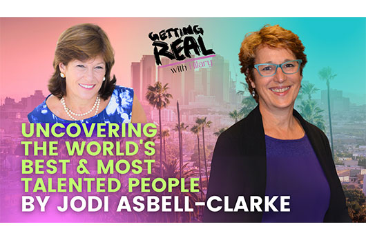 Jodi Asbell-Clarke is this week’s guest on Getting Real with Hilary