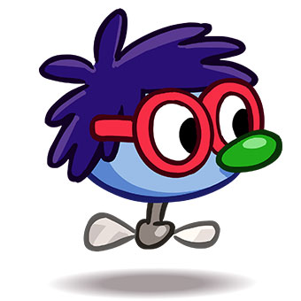 Zoombinis Flying Character